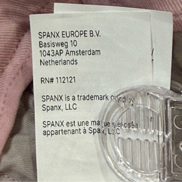 Spanx Supersmooth Stretch Twill Shorts Pink Small High Rise Preppy Chic Spring - Picture 8 of 11